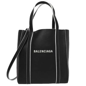 Brand New Balenciaga Everyday Tote XXS Black and White Tote Bag